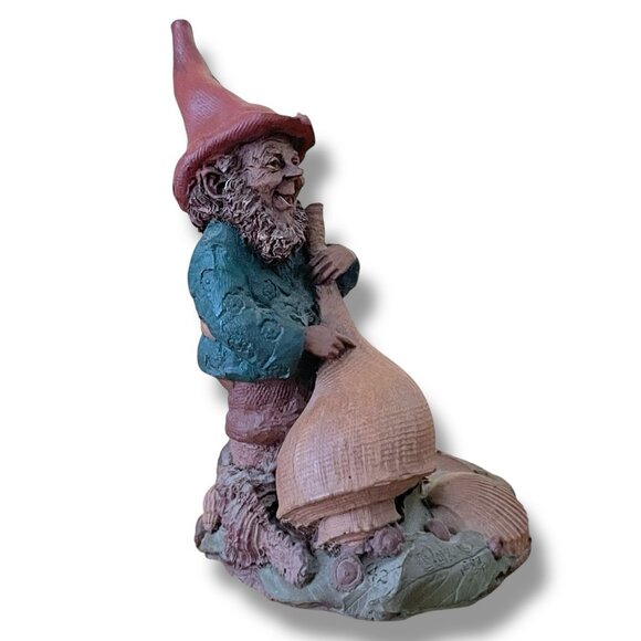 Vintage Tom Clark Gnome Johann # 42 1984 Cairn Studio Seashell Beach Musician - Picture 8 of 11